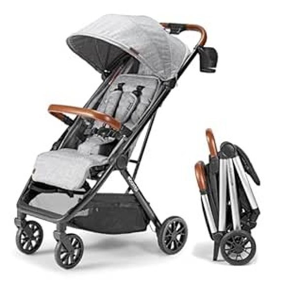 Bombi Bēbee V2 Lightweight Vegan Leather Baby Stroller