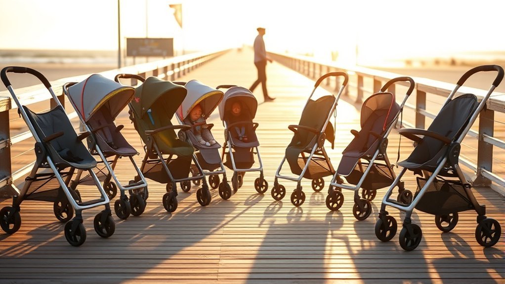 one hand fold strollers guide