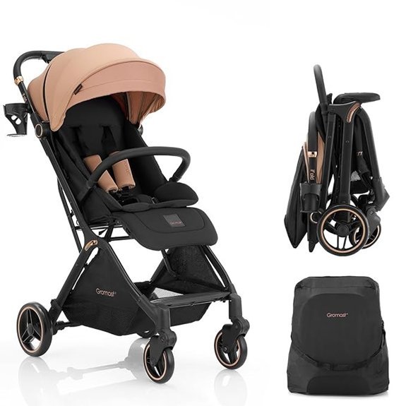 Gravity Folding Baby Stroller - Portable & Lightweight