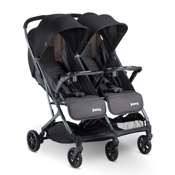 Joovy Kooper X2 Double Stroller with Recline and Storage