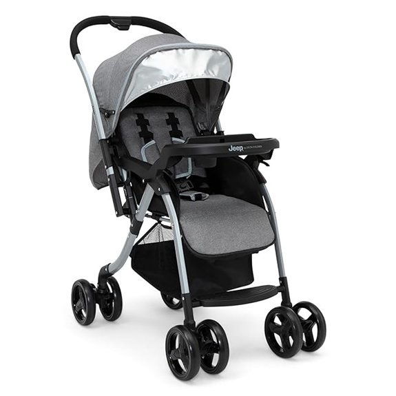 Jeep Unlimited Reversible Handle Stroller Grey Tweed