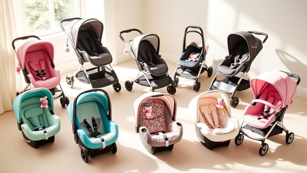 safe stylish stroller combos