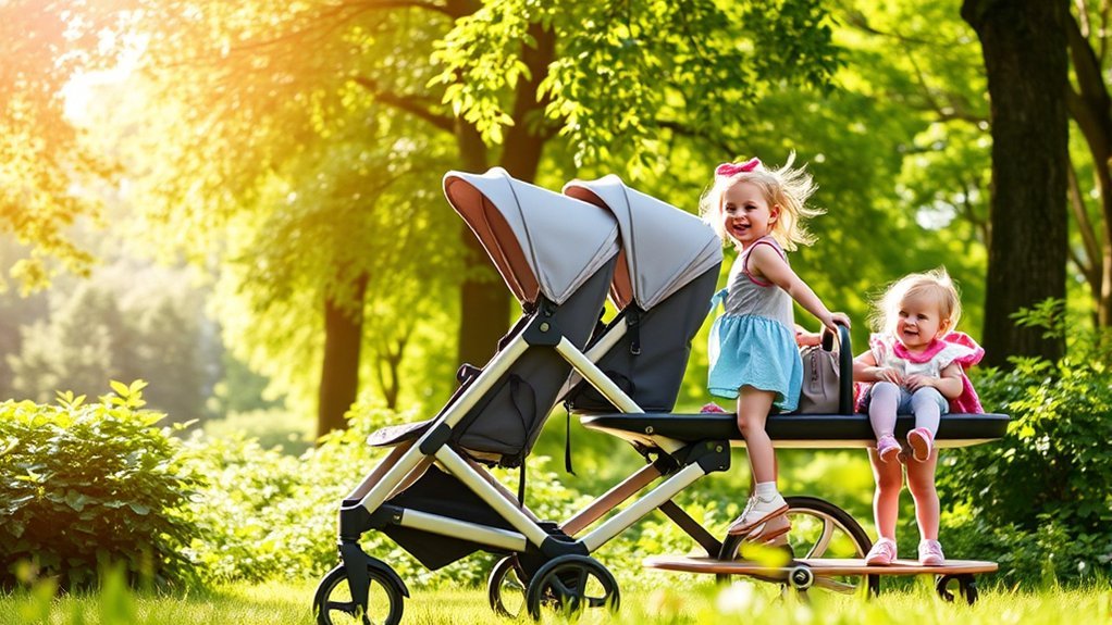 strollers for multiple children
