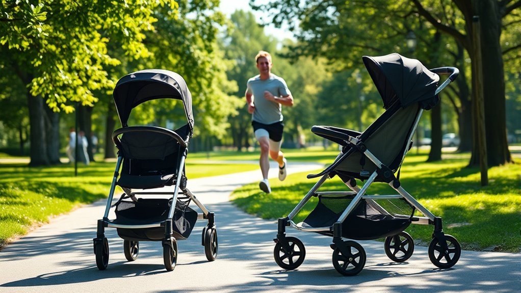 tall parent jogging strollers
