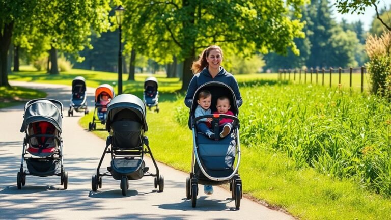 top double jogging strollers