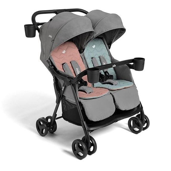 Joie Rosemary Side-by-Side Double Stroller for Twins