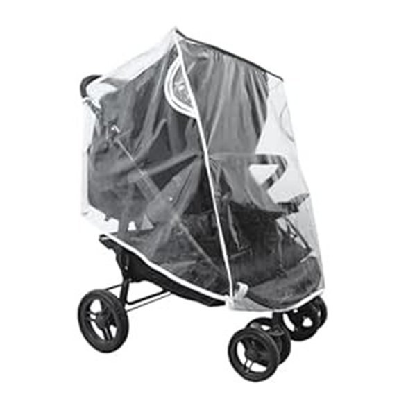 Double Stroller Rain Cover - Universal Waterproof Shield