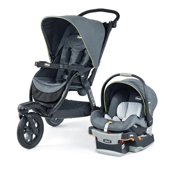 Chicco Activ3 Jogging Stroller Travel System Combo