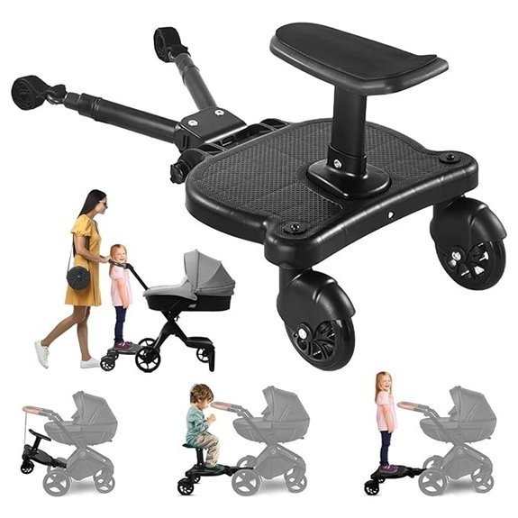 Universal Stroller Board with Detachable Seat