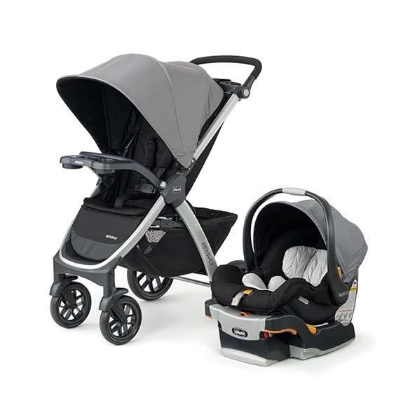 Chicco Bravo 3-in-1 Travel System with Car Seat