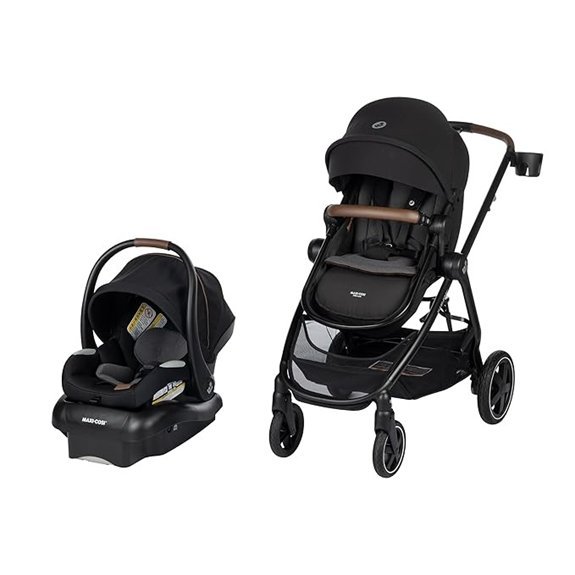 Maxi-Cosi Zelia™ Luxe 5-in-1 Modular Travel System in New Hope Black