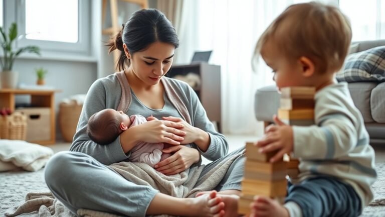 balancing toddler care demands