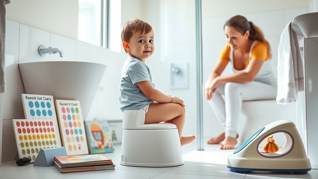 child led potty training success