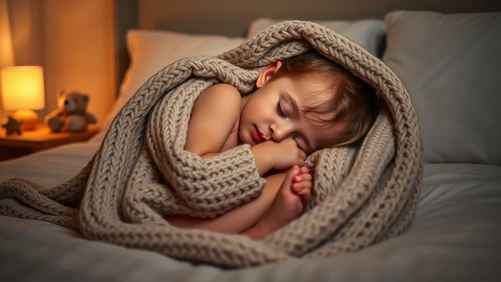 children find comfort sleeping