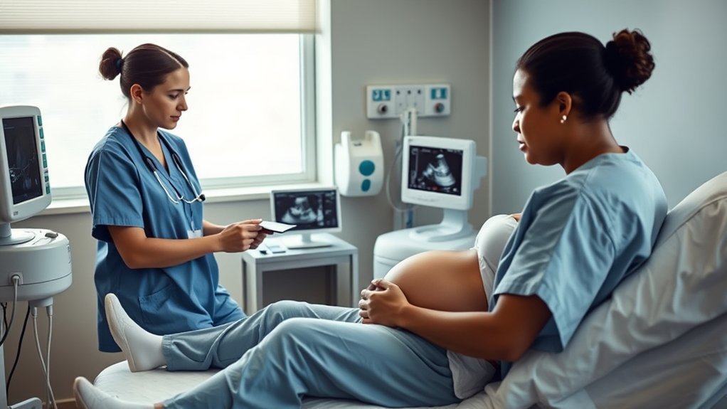 close monitoring for placenta previa