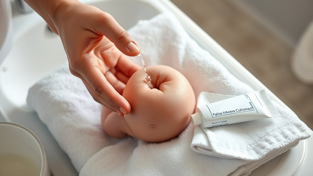 daily gentle cleaning routine