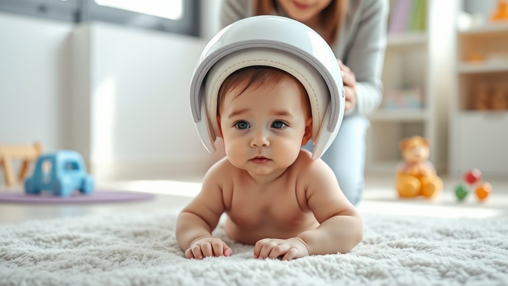 effectiveness of baby helmets