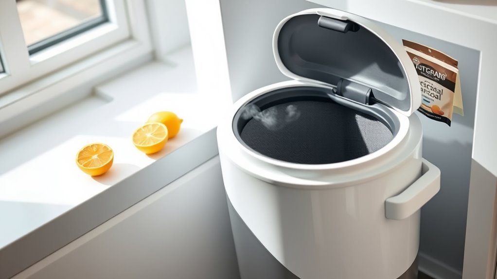 eliminate diaper pail odors