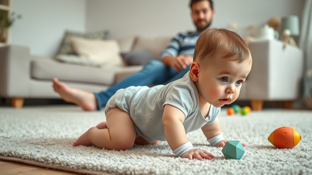 encouraging natural crawling development
