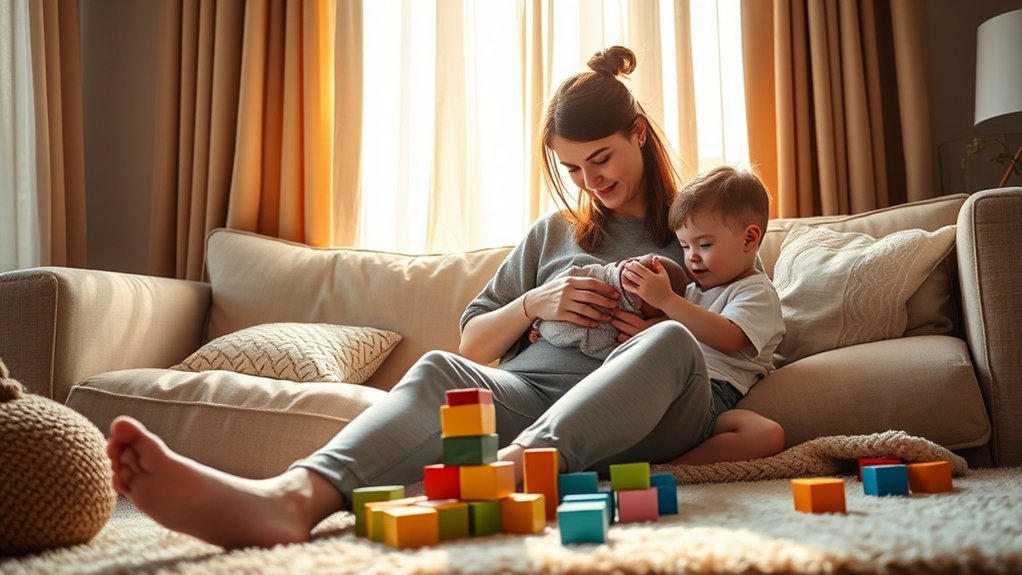 engage toddler during nursing