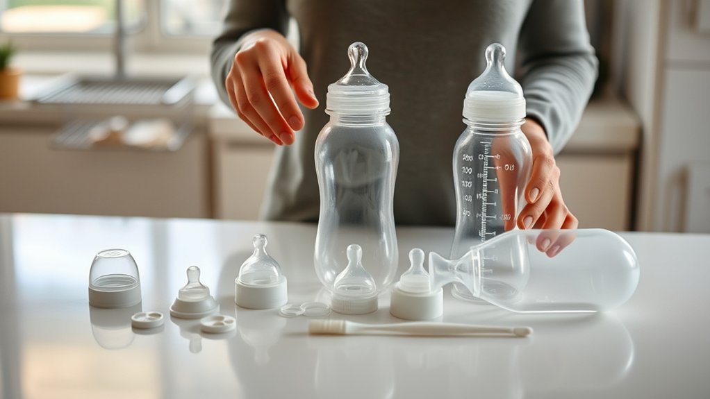 feed at a slight angle