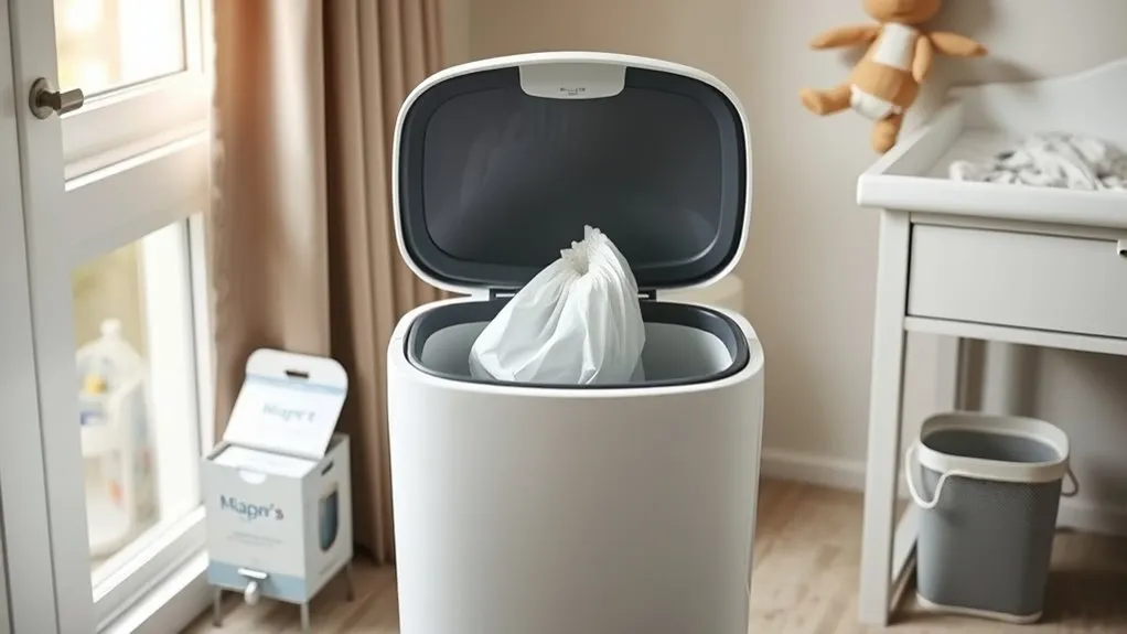 frequent diaper disposal routine