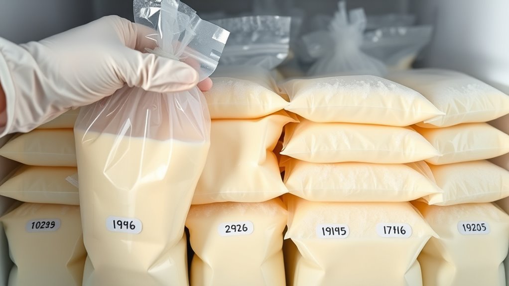 frozen breast milk duration