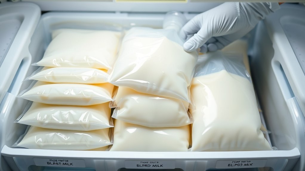 frozen breast milk storage guidelines