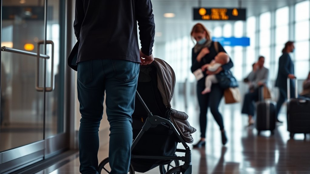 gate check stroller process
