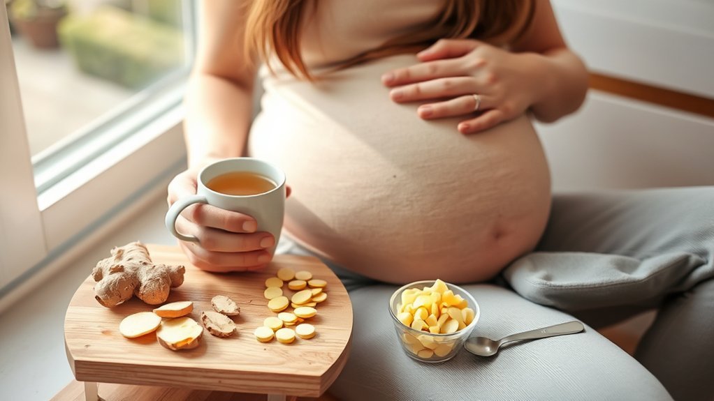 ginger alleviates pregnancy nausea