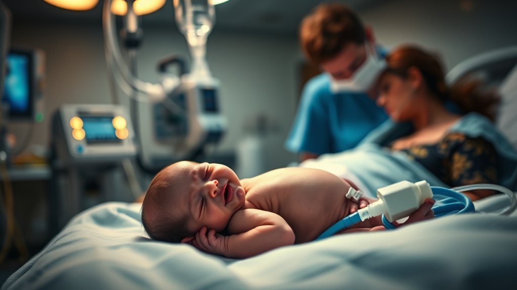 immediate newborn respiratory support