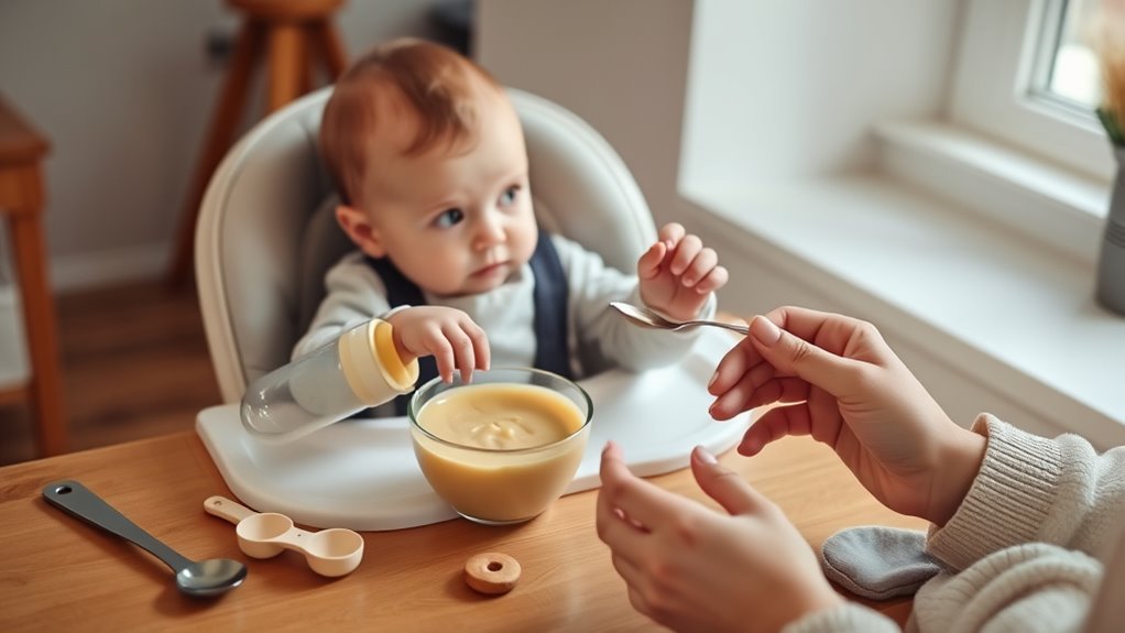 introduce solids gradually safely