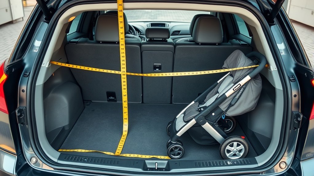 measure trunk for stroller