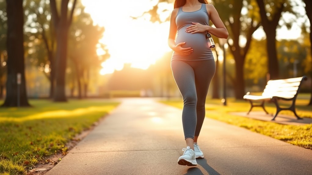 moderate walking during pregnancy