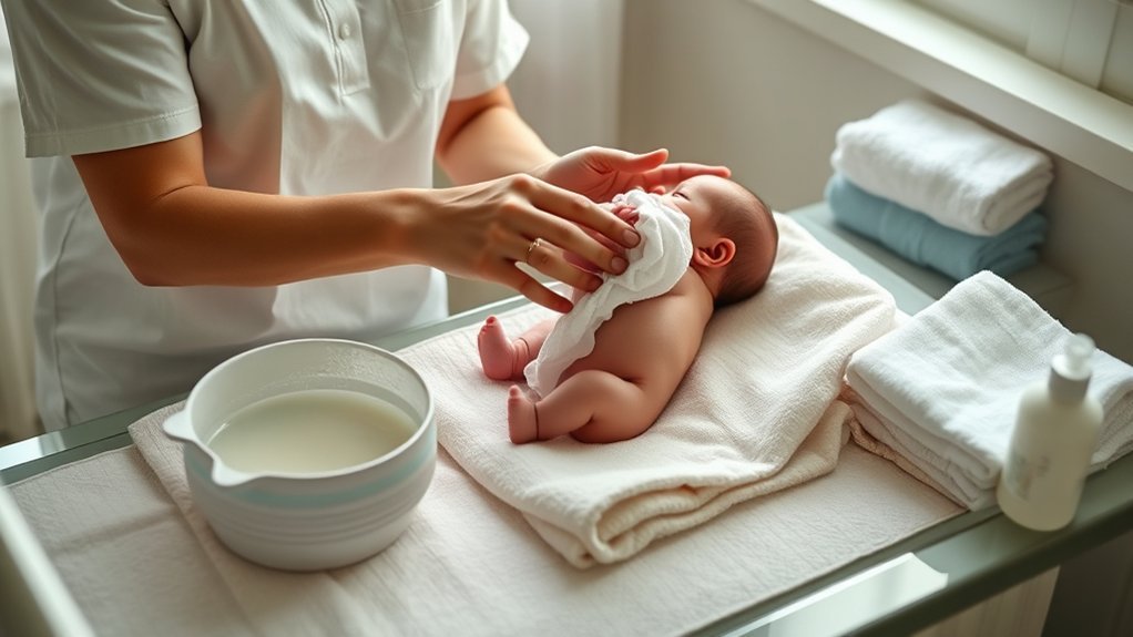 newborn sponge bath guidelines