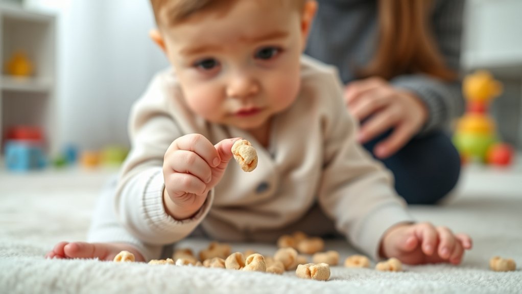 pincer grasp indicates development