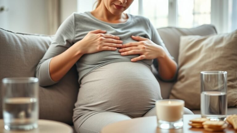 pregnancy related excessive burping