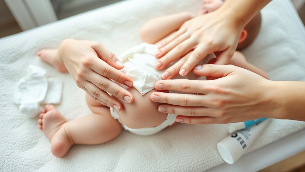 properly apply diaper cream