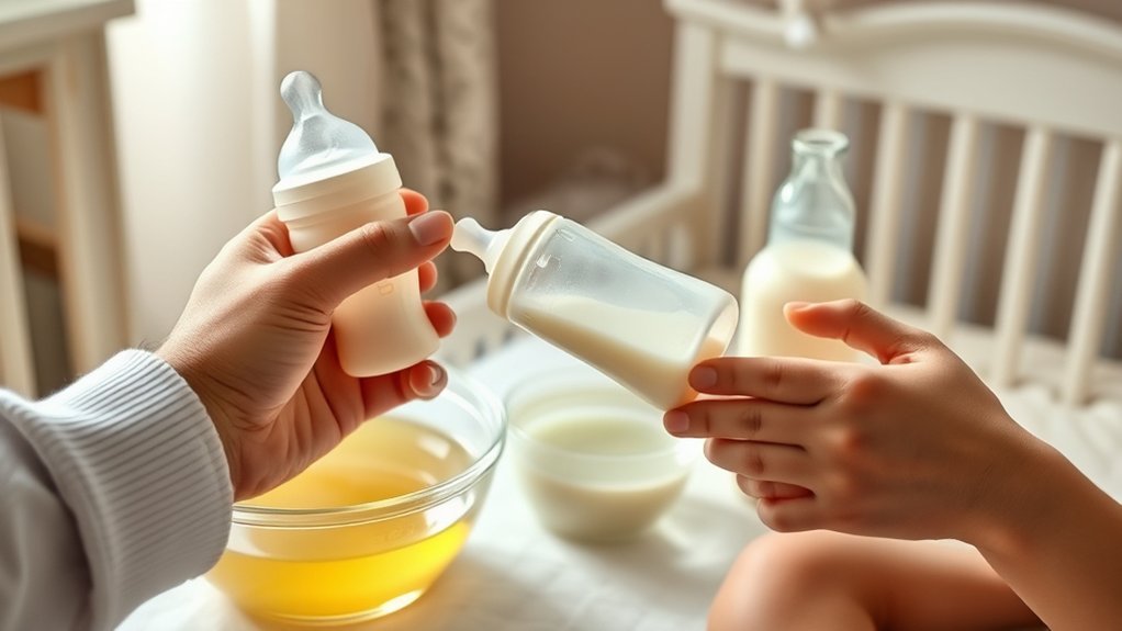 safe baby bottle temperature