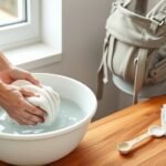 safe baby carrier cleaning