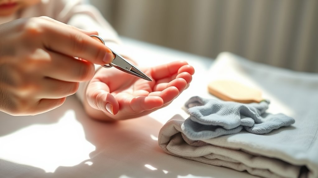 safe baby nail care