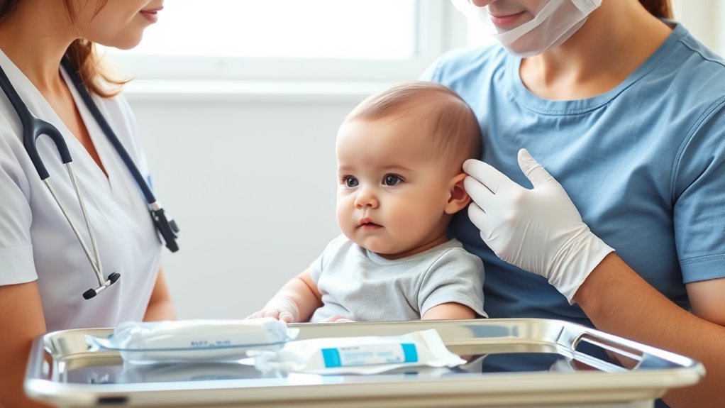 safe early ear piercing