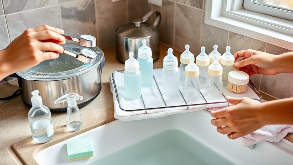 safe feeding equipment sterilization