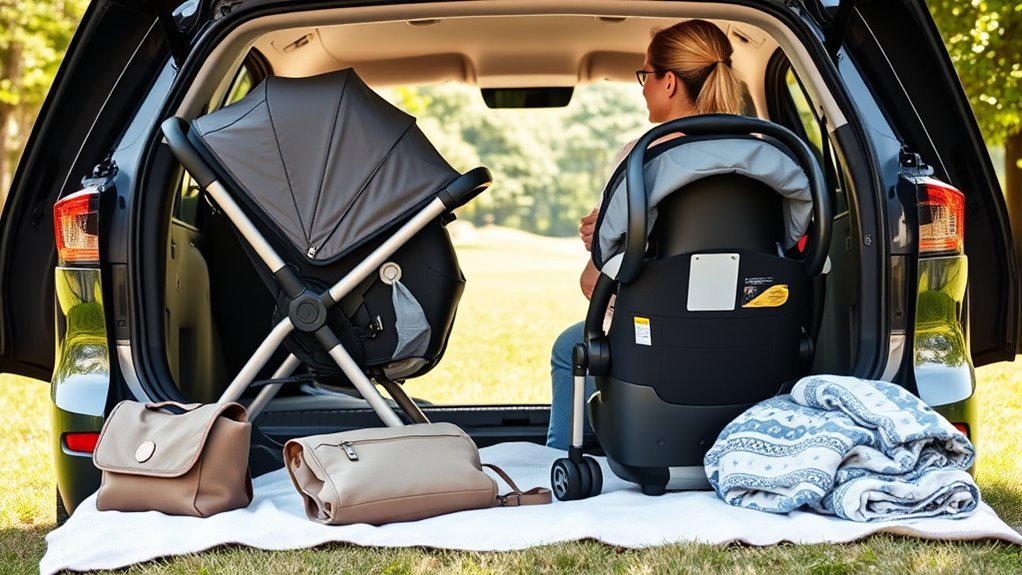 safe stroller and car seat