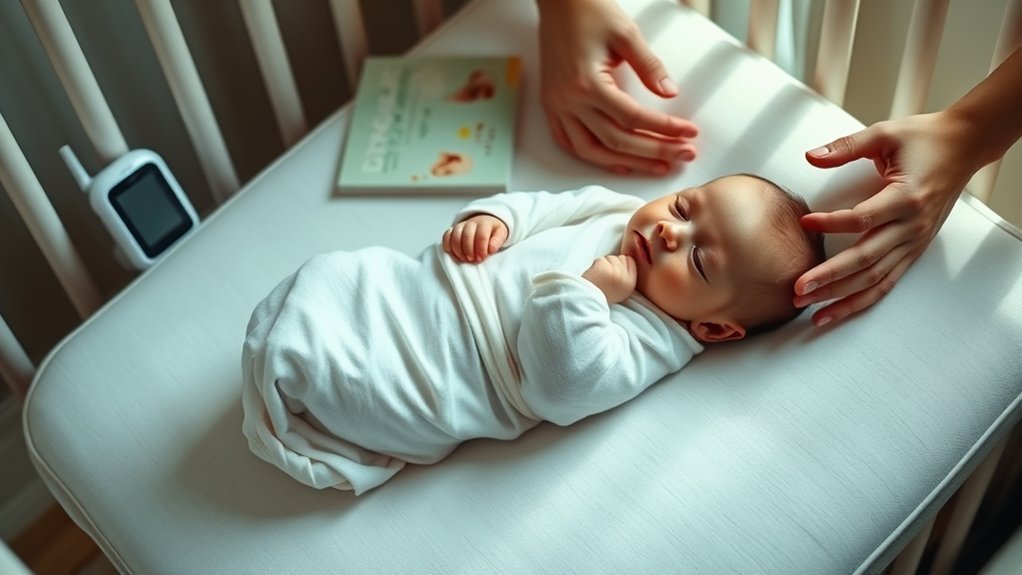 safe swaddling promotes comfort