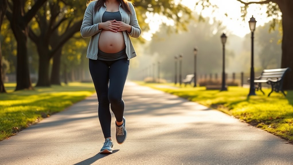 safe walking during pregnancy