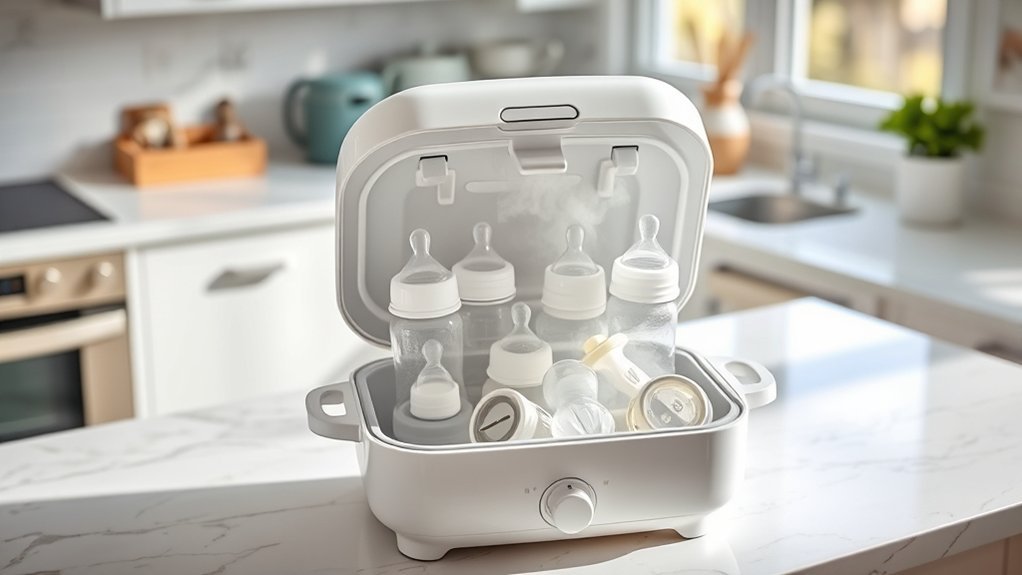 sanitize baby feeding items