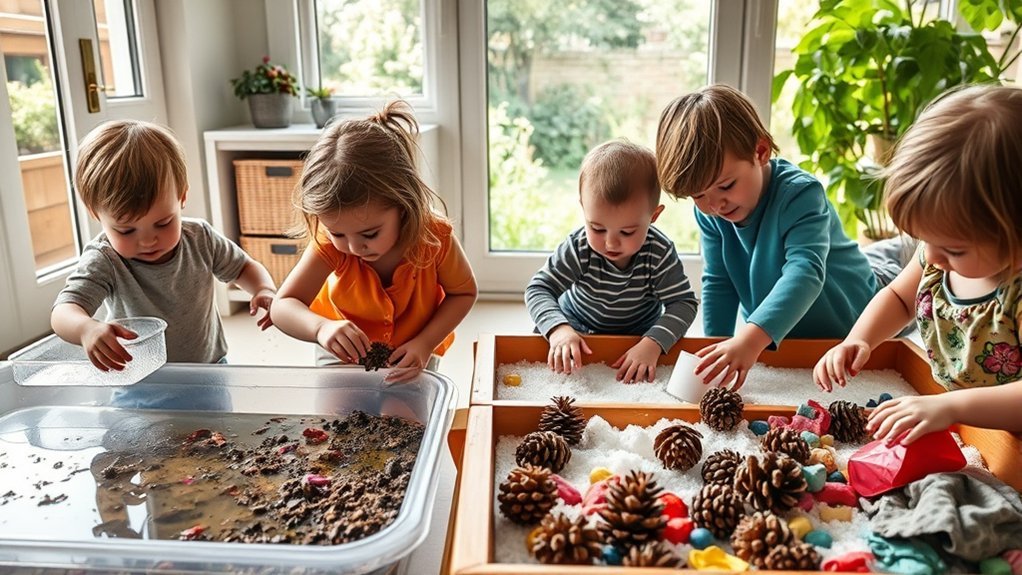 sensory play enhances exploration