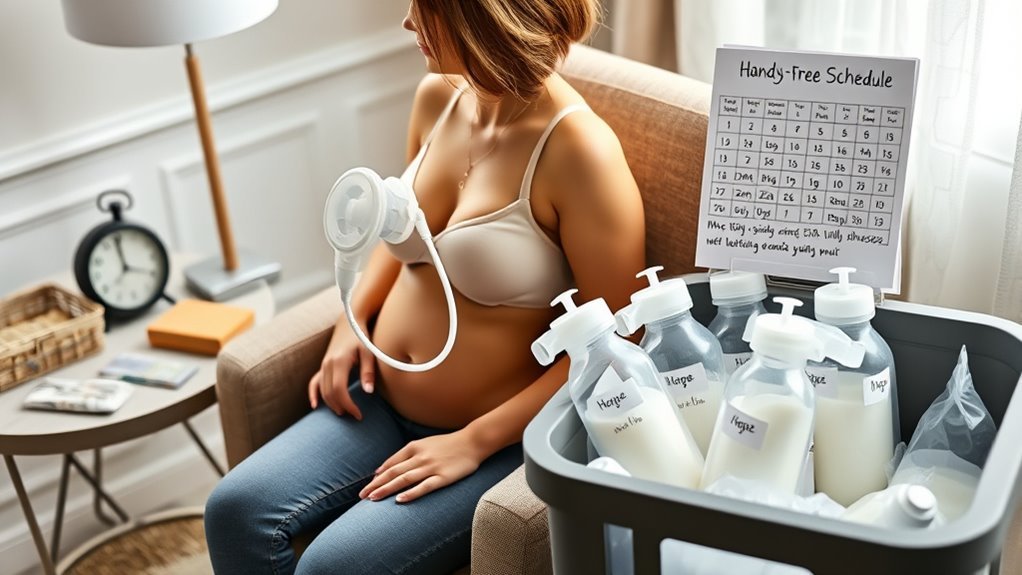 signs of milk increase