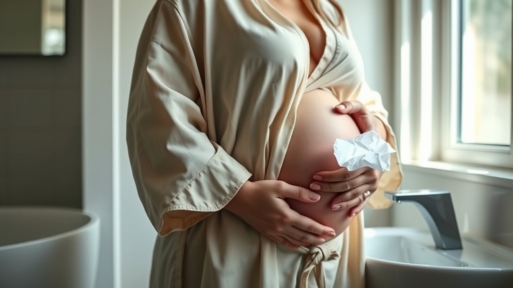 spotting after membrane sweep